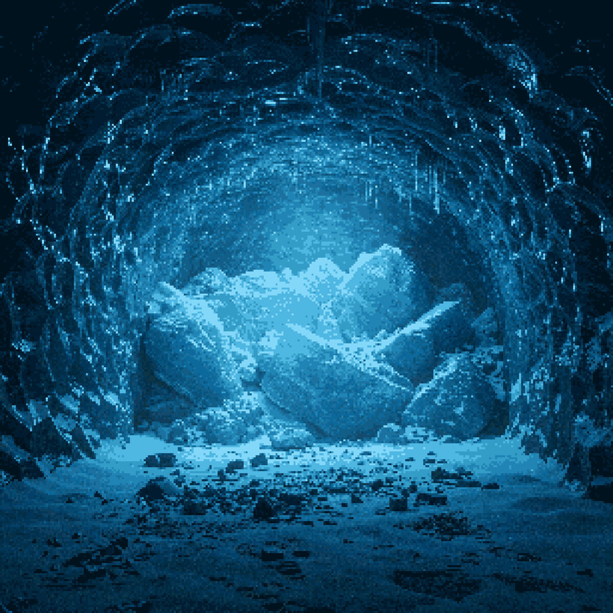 Sackgasse mit Geröll